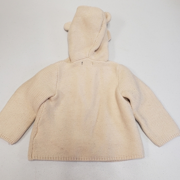Baby Gap Knit Button Sweater with Bear Ears Size 12-18 Months - Picture 2 of 5